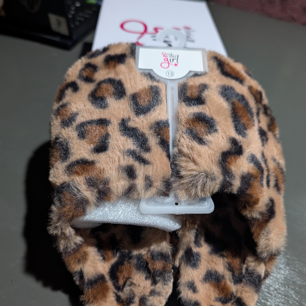 Leopard Print Fuzzy Headband